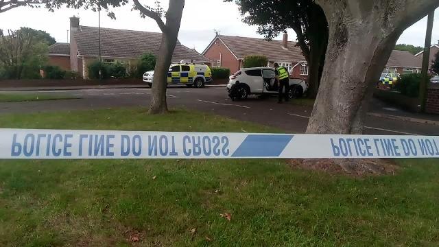 Crash in East Boldon