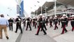 Royal Marines band start flash mob in Portsmouth