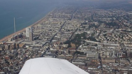 Flight over Sussex with Wingly
