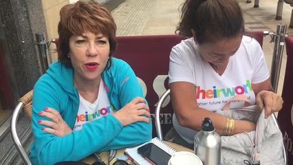 Celebrities stop in Kirkcaldy on charity walk