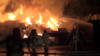 생활 폐기물 집하장 불...인명피해 없어 / YTN