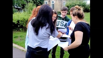 A level results day at Buxton Community School