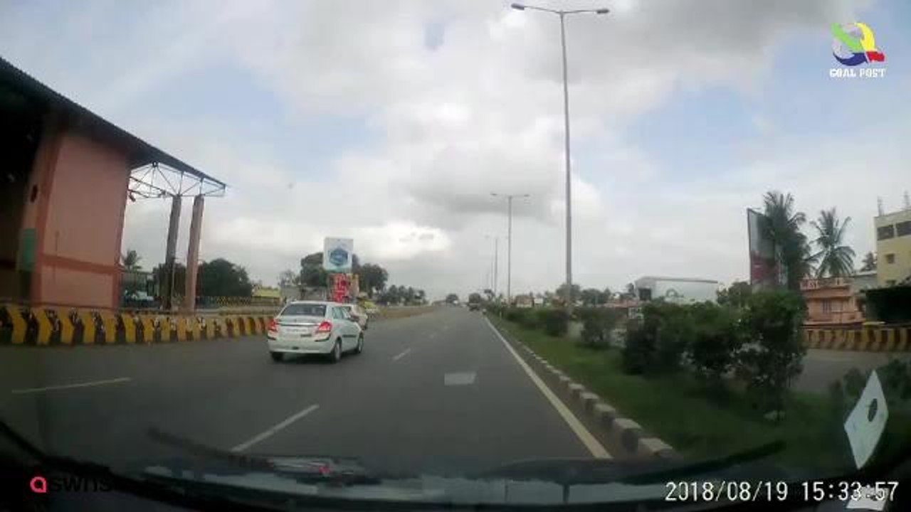 Girl, 5, left speeding along busy motorway in fuel tank after parents flung off back