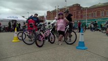 Lucky cyclists got sneak peek of Blackpool Illuminations at Ride the Lights event