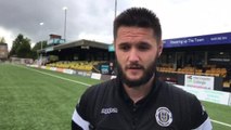 WATCH - Video interview with Harrogate Town's Dominic Knowles after Havant win