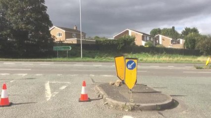 Roads closed after fatal accident involving police car