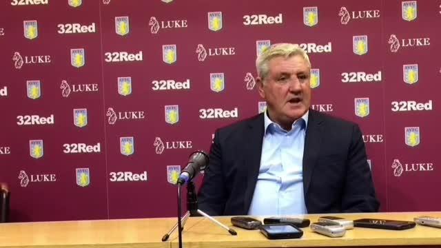 Steve Bruce on Aston Villa defeat to Sheffield Wednesday
