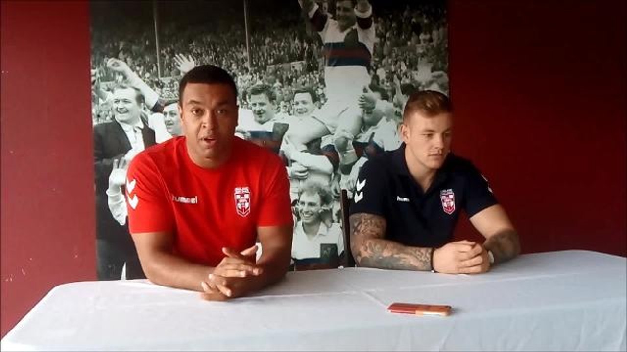 Wakefield Trinity duo Reece Lyne and Tom Johnst...