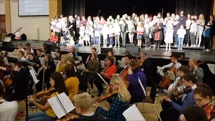 The Brid Kids rehearsing Thank You For The Music