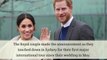 Prince Harry and Meghan Announce Royal Baby News - HIRES