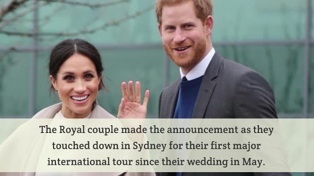 Prince Harry and Meghan Announce Royal Baby News - HIRES
