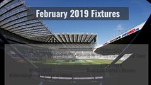 Newcastle Fixtures 2018-19 - HIRES
