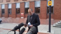 Police statement outside court on Huddersfield grooming gang