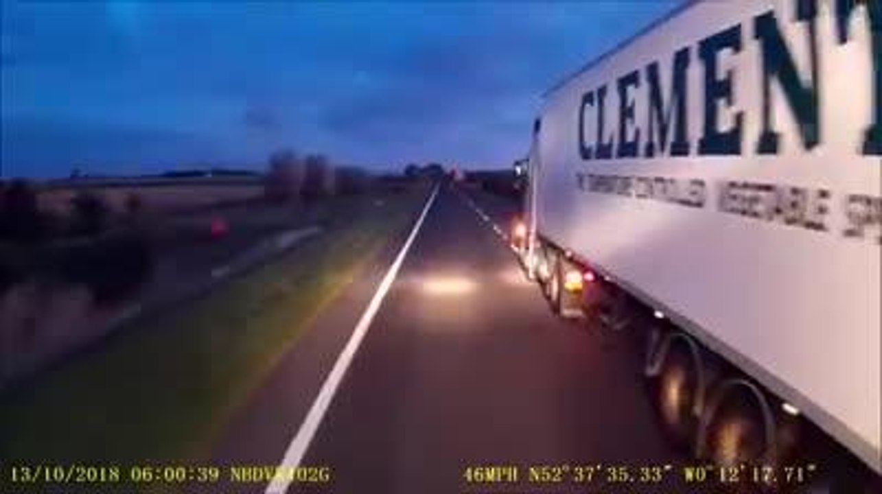 Near miss on A16 near Boston