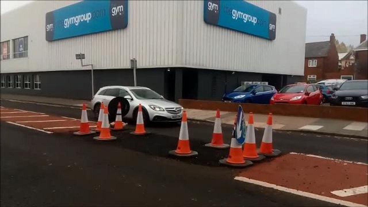 South Shields roadworks