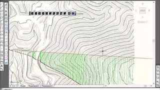 Como hallar la seccion de un terreno y dibujar el perfil longitudinal en AutoCAD con InnerSoft CAD.