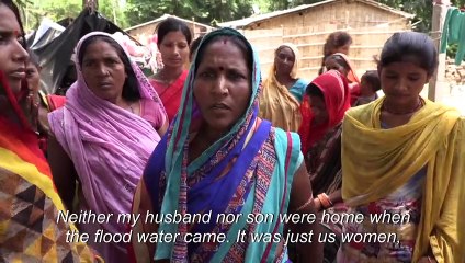 Hunger and despair for India flood victims