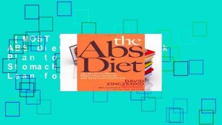 [MOST WISHED]  The ABS Diet: The Six-Week Plan to Flatten Your Stomach and Keep You Lean for Life