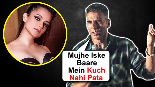 Akshay Kumar AVOIDS Reacting On Kangana Ranaut Judgemental Hai Kya Controversy