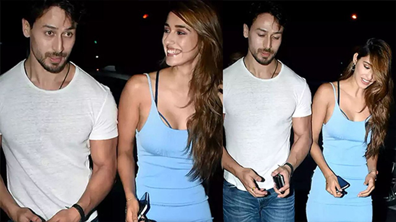 Tiger Shroff & Disha Patani look happy during dinner date | FilmiBeat