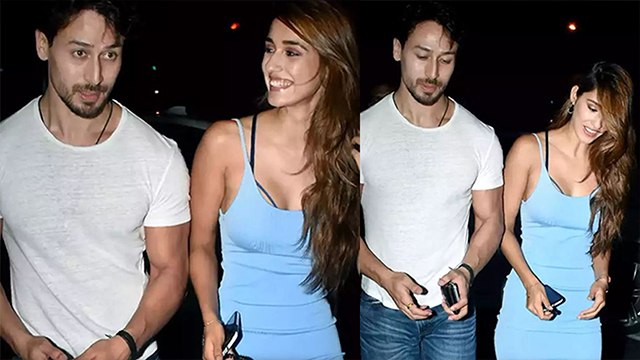 Tiger Shroff & Disha Patani look happy during dinner date | FilmiBeat