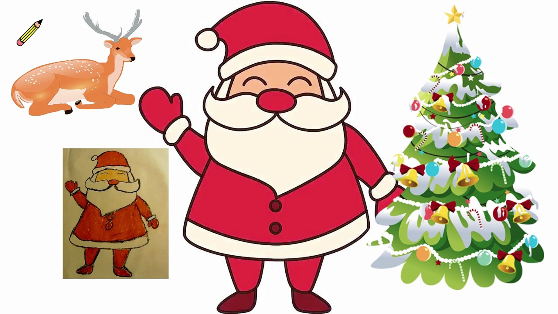 Dessin Facile Du Pere Noel Joyeux Noel Joyeux Video Dailymotion