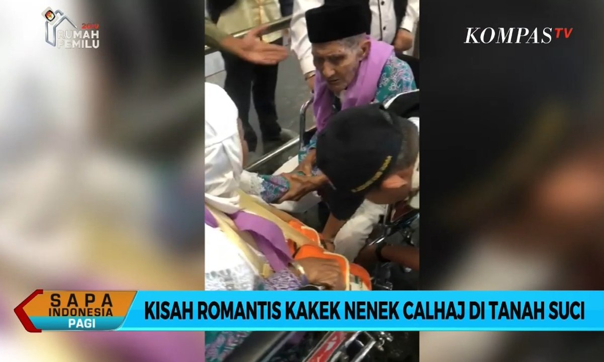 Kisah Romantis Kakek Nenek Calhaj di Tanah Suci