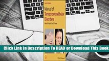 [Read] Manual of Temporomandibular Disorders  For Kindle