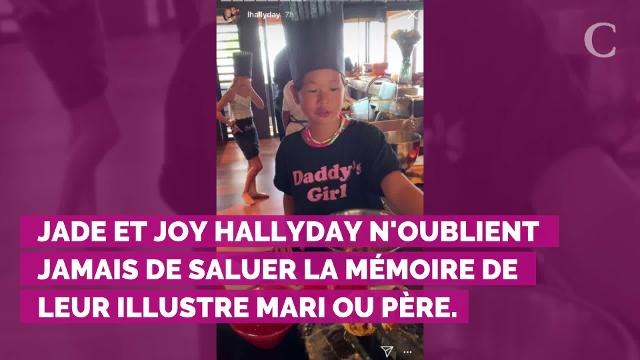 PHOTOS. Joy Hallyday : son clin d'oeil trop mignon à son père...