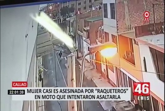 Callao:mujer es víctima de violento robo a pocas metros de su casa, en calle Las Colinas
