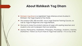 Yoga Teacher Training in Rishikesh Yog Dham