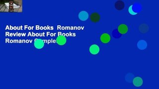 About For Books  Romanov  Review About For Books  Romanov Complete