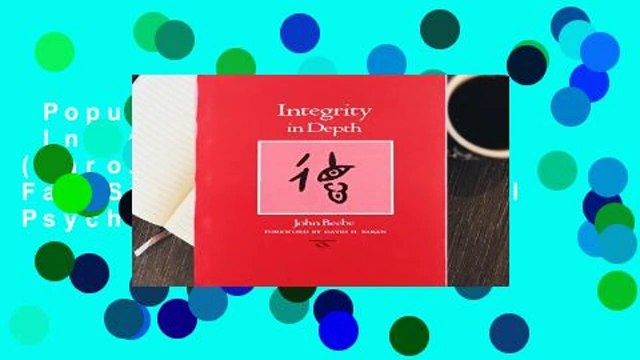 Popular to Favorit Integrity in Depth (Carolyn and Ernest Fay Series in Analytical Psychology)