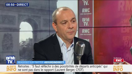 Ce système de retraite universelle peut être "très redistributif pour les travailleurs qui touchent le moins", estime Laurent Berger