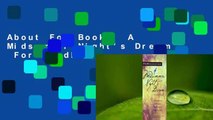 About For Books  A Midsummer Night's Dream  For Kindle