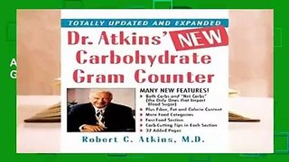 Full version  Dr. Atkins  New Carbohydrate Gram Counter Complete