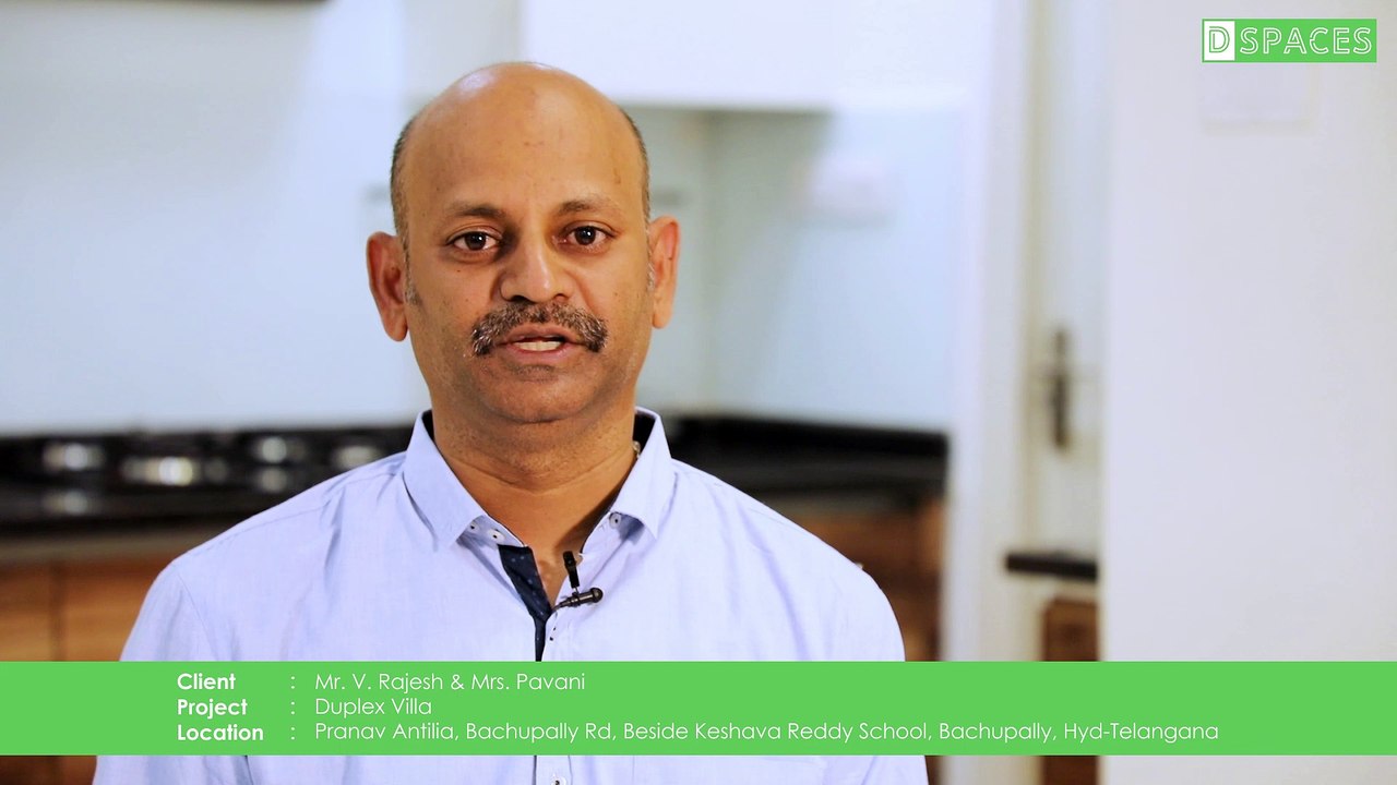 Duplex Villa Interior Design by Dspaces Hyderabad - Rajesh | Bachupally