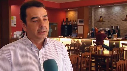 Espectacular alunizaje a un restaurante en A Coruña