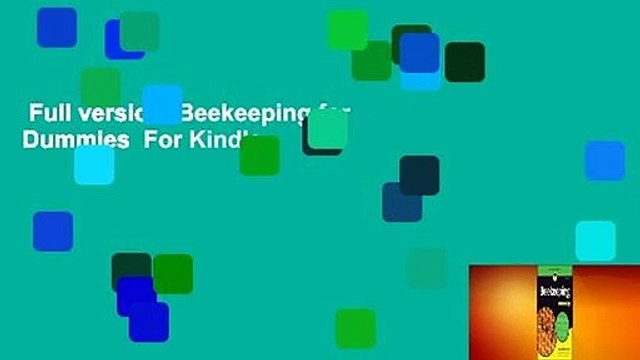 Full version Beekeeping for Dummies For Kindle