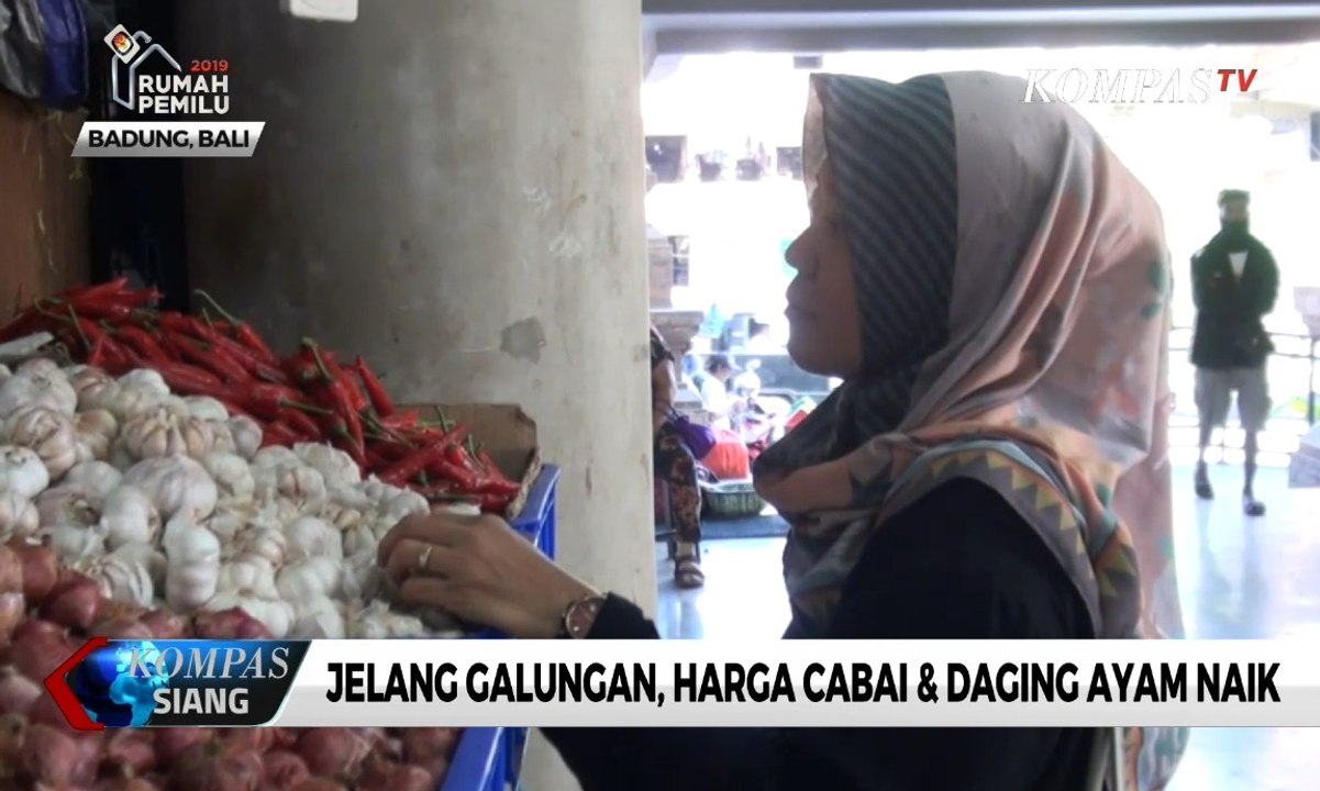 Jelang Galungan, Harga Cabai & Daging Ayam Naik