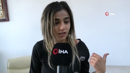 Çantası çalınan genç kız kapkaççıyı böyle kovaladı