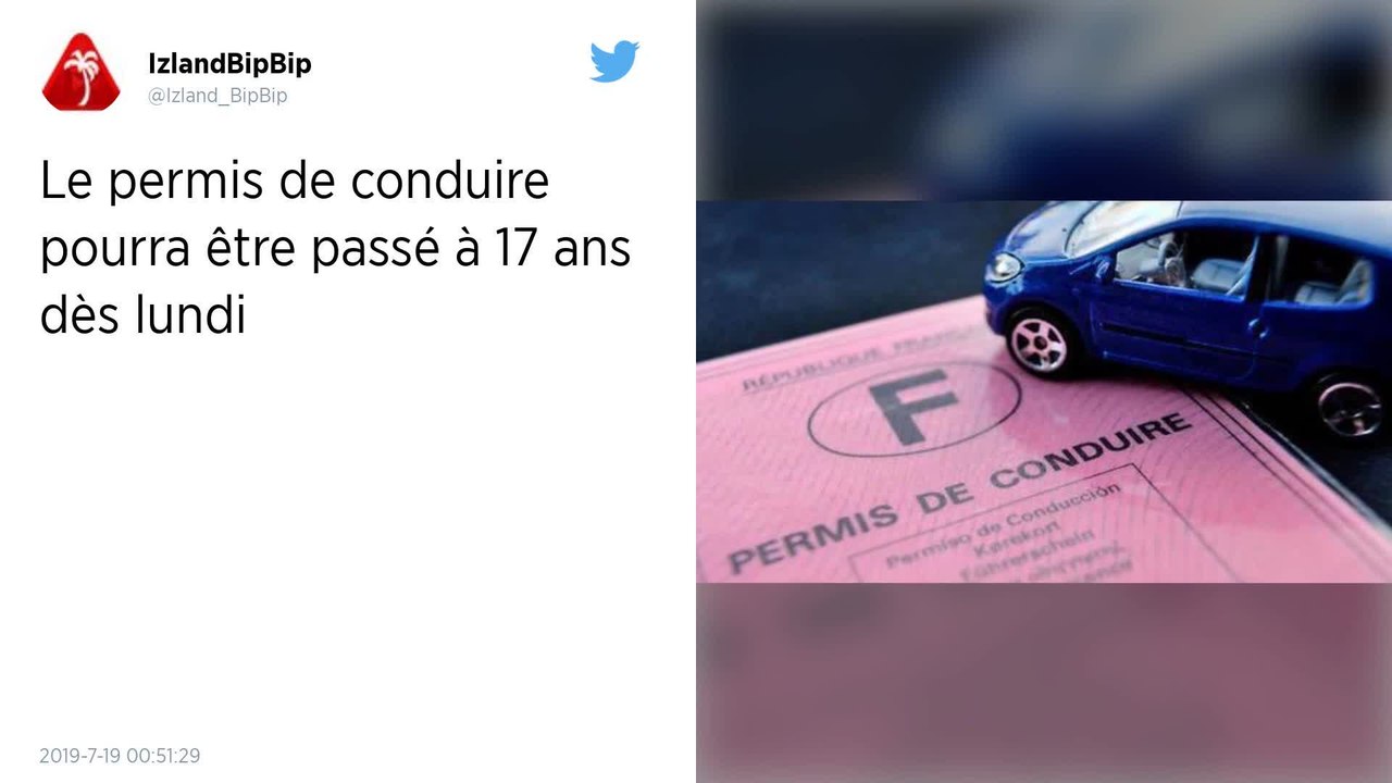 Passer le permis en conduite accompagnée à 17 ans ? Ce sera possible dès lundi prochain