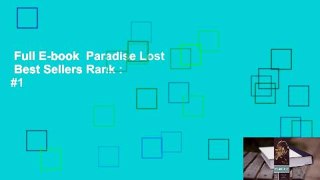 Full E-book  Paradise Lost  Best Sellers Rank : #1