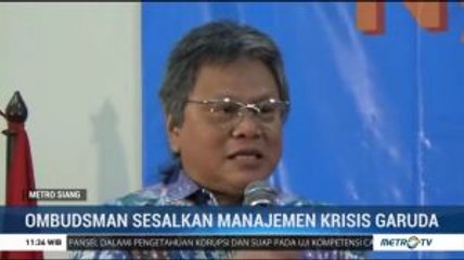 Ombudsman Sesalkan Manajemen Krisis Garuda