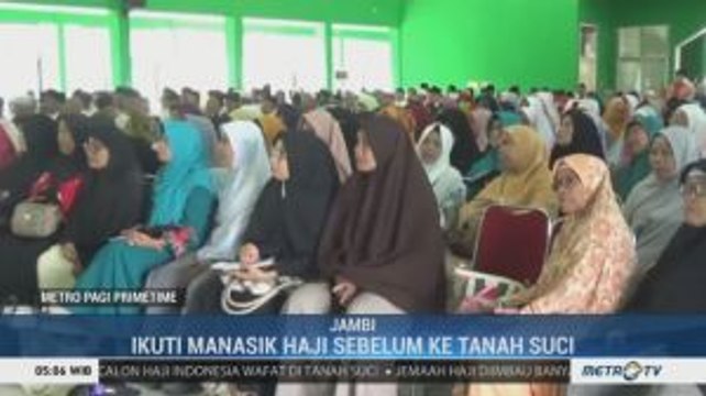 633 Calhaj Asal Jambi Ikuti Manasik Haji