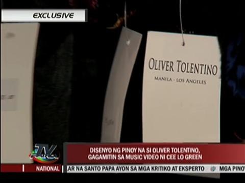 EXCLUSIVE: Pinoy design to be featured in Cee Lo Green's music video