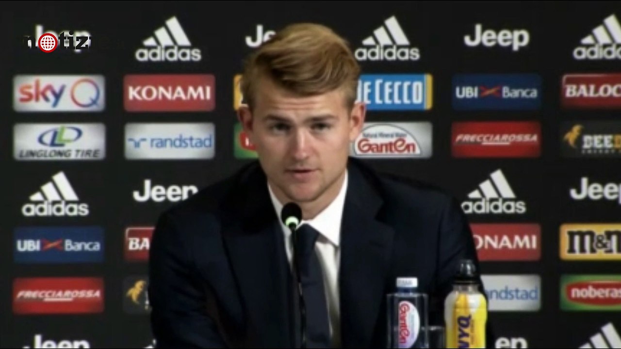 De Ligt alla Juve: in conferenza svela "Ero indeciso ma poi ho parlato con  Ronaldo" | Notizie.it