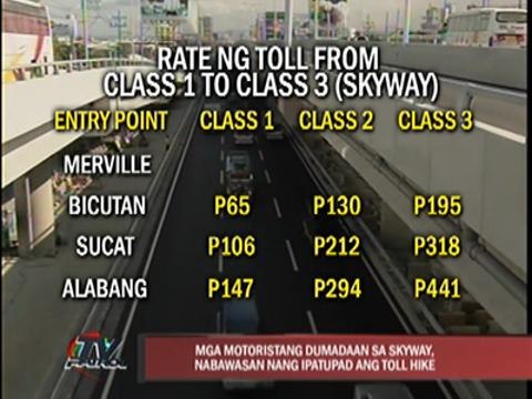 Fewer motorists pass by Skyway after toll hike