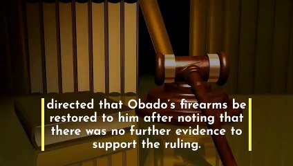 Obado wins as court drops case over guns found in his house