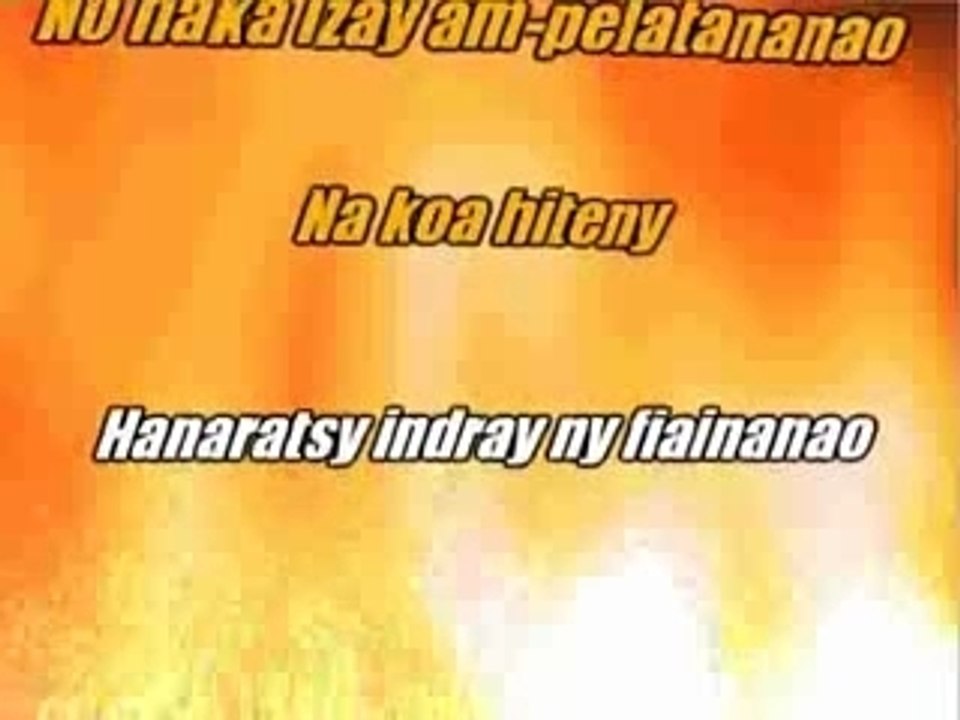 Karaoke gasy Tena namana - Erick Tahina